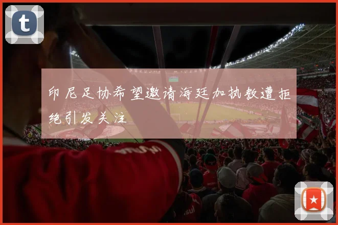 印尼足协希望邀请海廷加执教遭拒绝引发关注